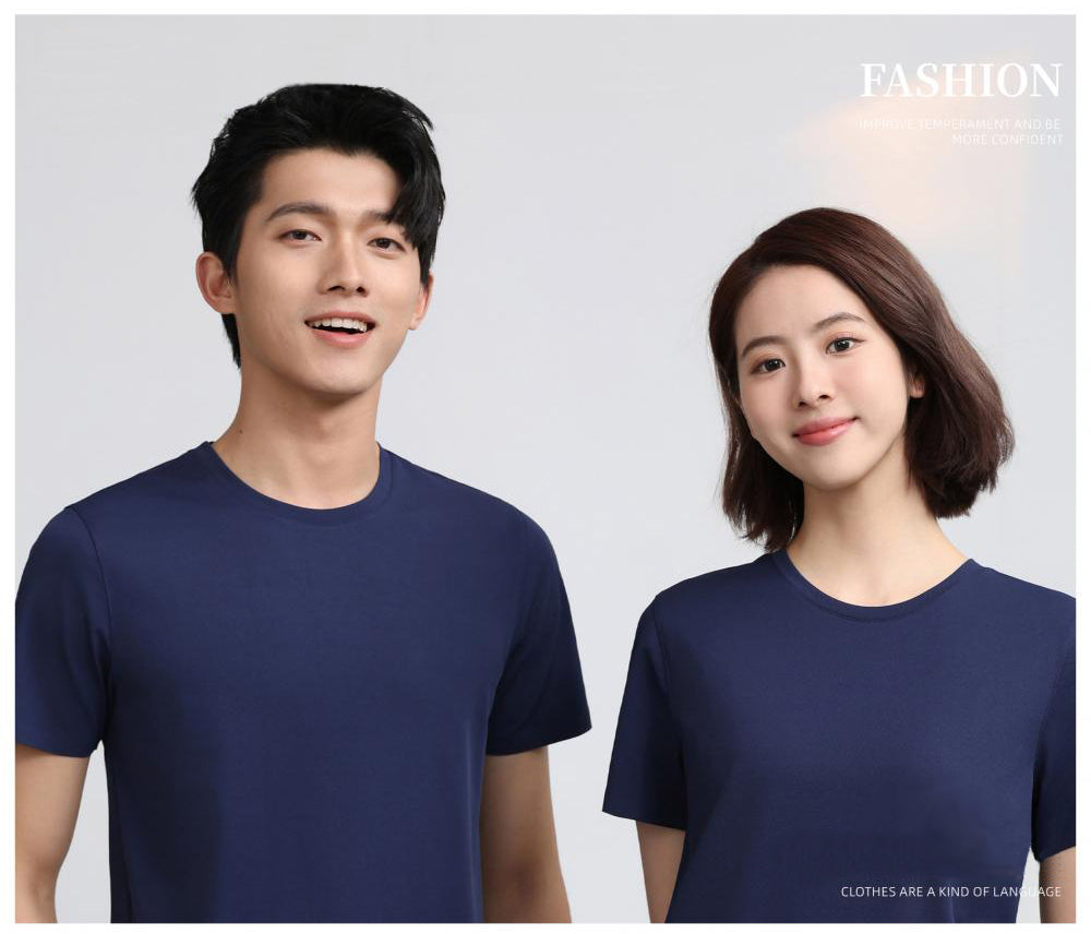 Crew Neck; Quick-Dry Polyester Men's Short Sleeve 2025 Hot Sale Street Fashion Studentple Style Half Sleeve