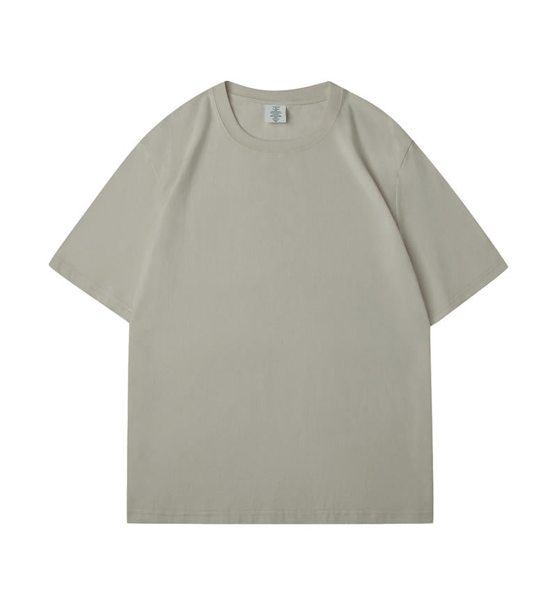 Crew Neck; 230g Heavyweight T-Shirt American XL 100% Pure Cotton Studentple Style White Short Sleeve