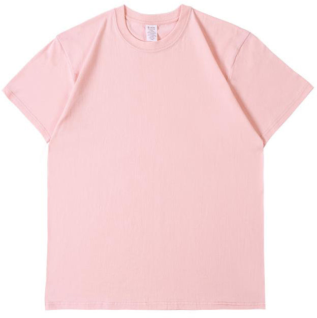 Crew Neck; 230g Heavyweight T-Shirt American XL 100% Pure Cotton Studentple Style White Short Sleeve