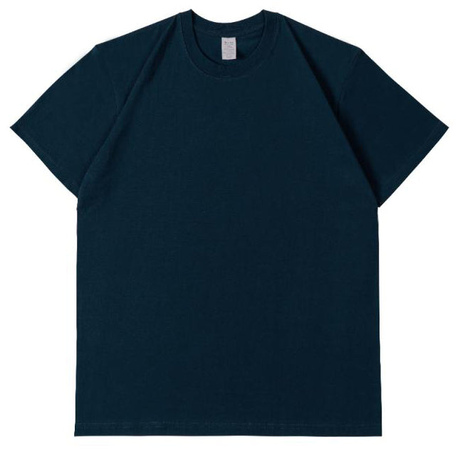 Crew Neck; 230g Heavyweight T-Shirt American XL 100% Pure Cotton Studentple Style White Short Sleeve
