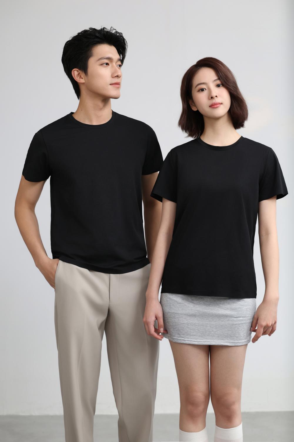 Crew Neck; Quick-Dry Polyester Men's Short Sleeve 2025 Hot Sale Street Fashion Studentple Style Half Sleeve