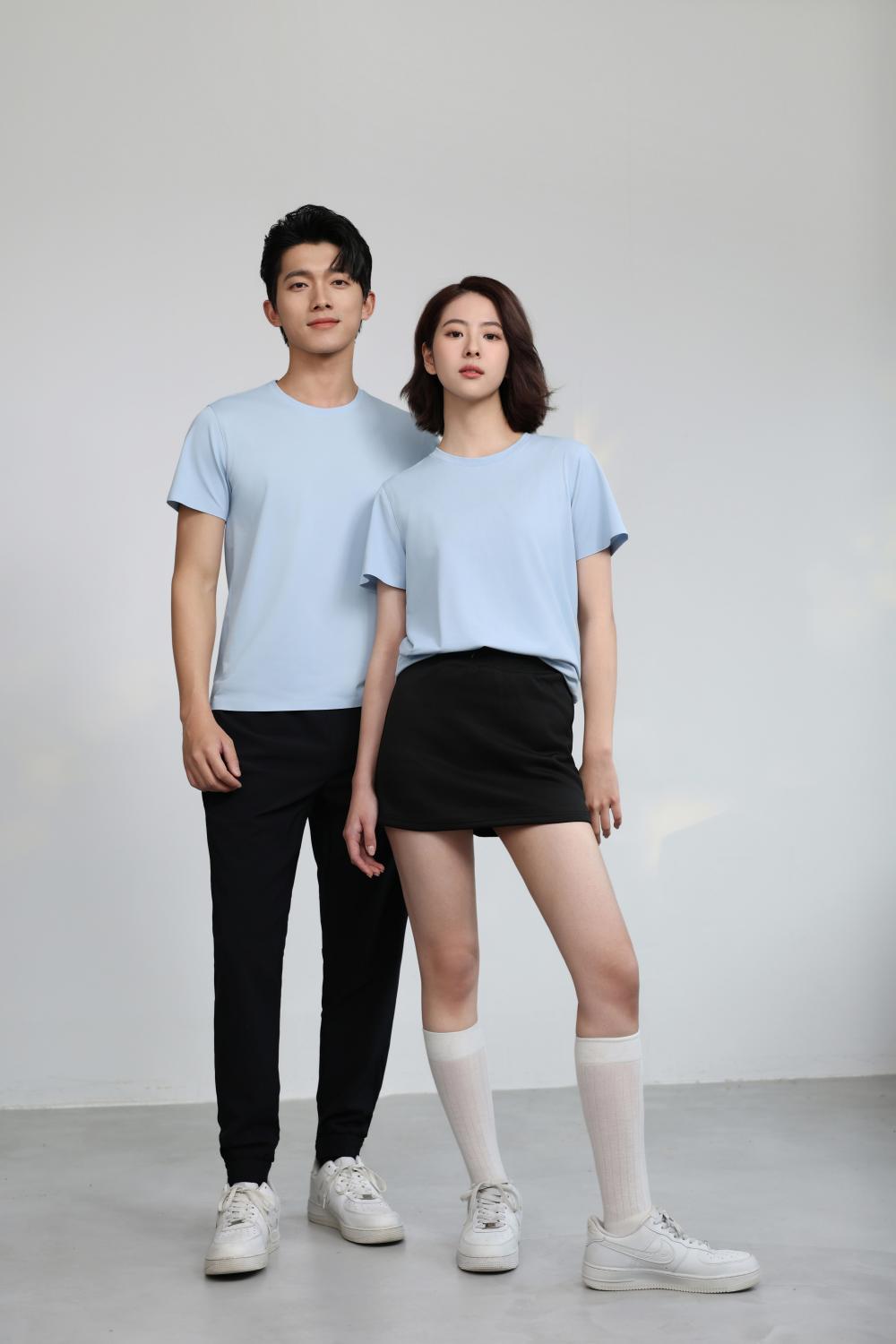Crew Neck; Quick-Dry Polyester Men's Short Sleeve 2025 Hot Sale Street Fashion Studentple Style Half Sleeve