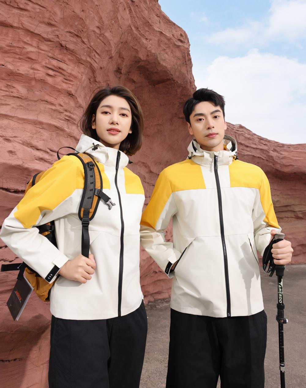 280gFashionable outdoor leisure hooded color-blocked single-layer plus-size down jacket (thin)able hat 2025 fashion trend new style