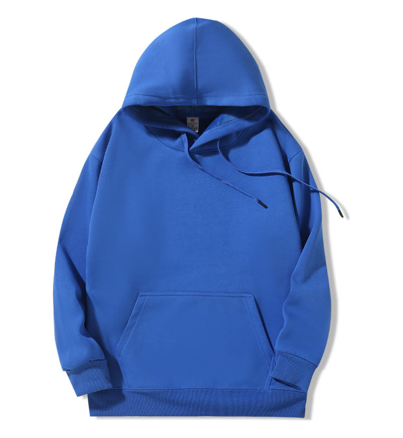 Hoodie; 400g heavyweight micro drop shoulder silver fox fleece men's autumn and winter long sleeve American loose sweatshirt