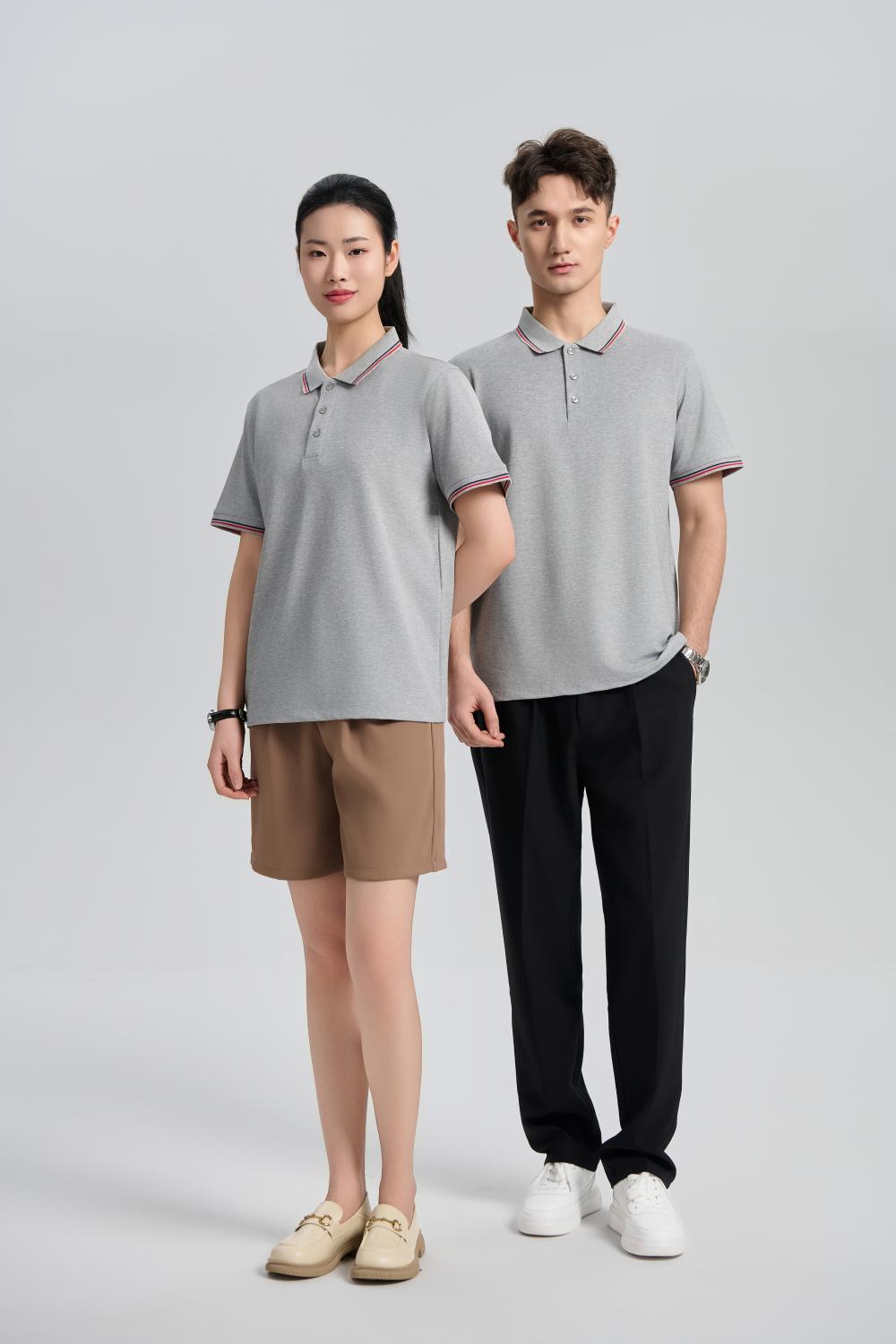 Colorblock Polo Shirt, Wine Red Men's Short Sleeve Summer 2025 New Fashion Top Half Sleeve