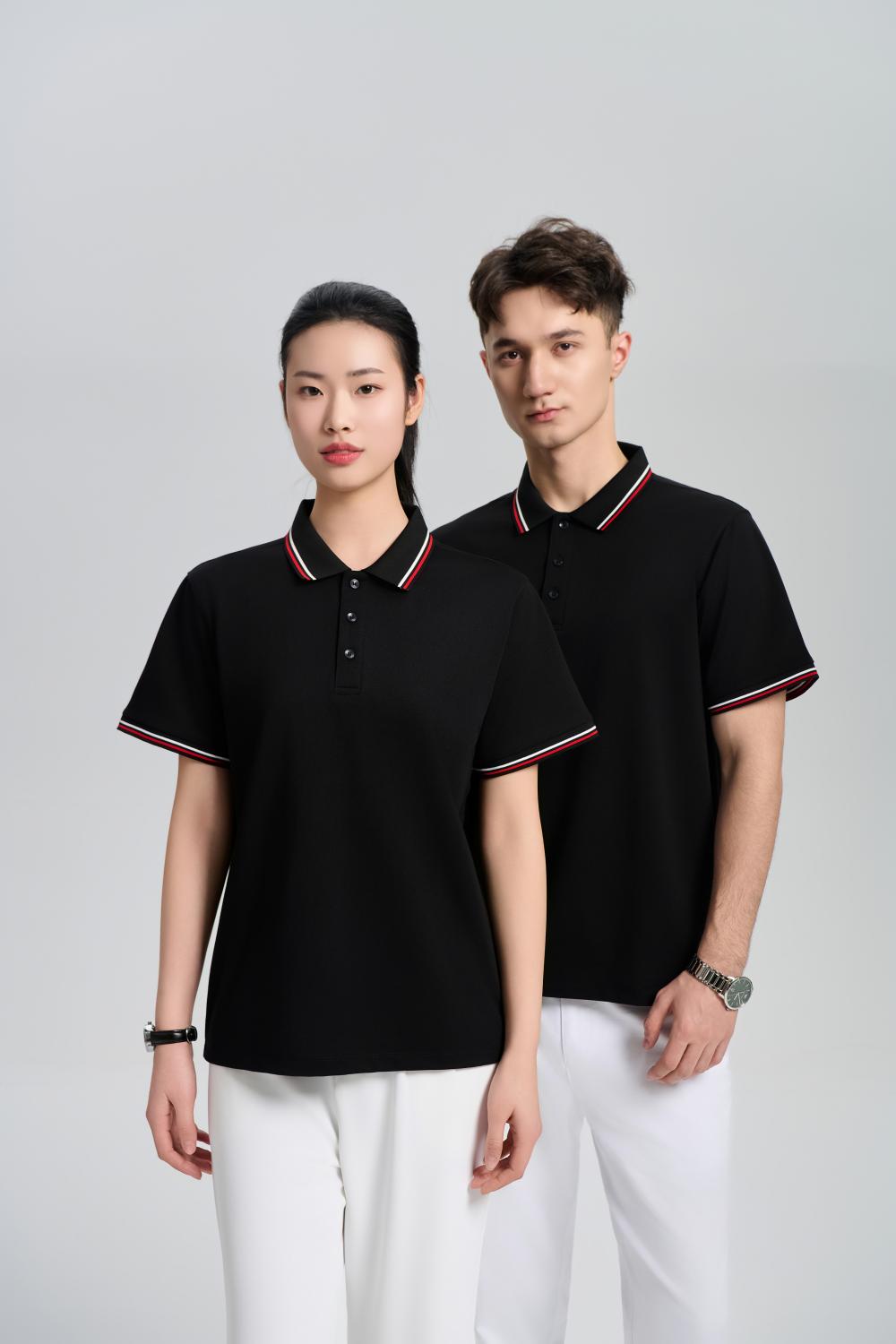 Colorblock Polo Shirt, Wine Red Men's Short Sleeve Summer 2025 New Fashion Top Half Sleeve