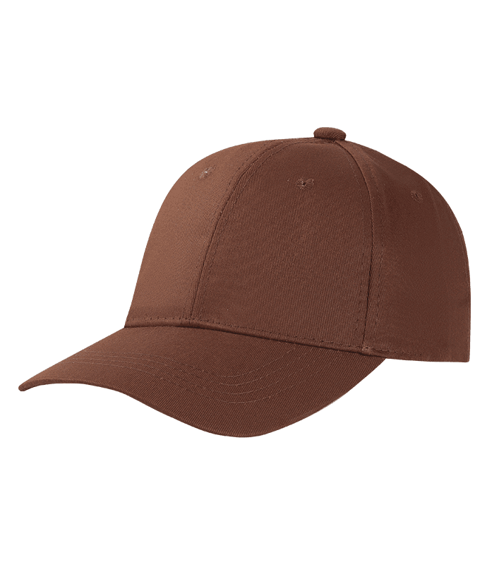 Solid Color Pure Cotton Thick Yarn Cap for Men and Women, Universal Metal Adjustment Buckle Six-Piece Baseball Cap