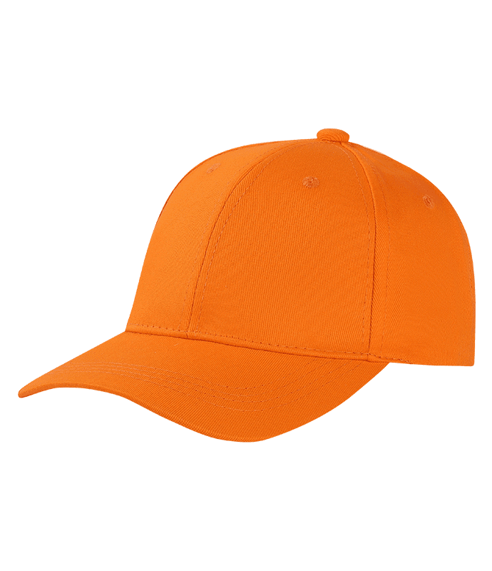 Solid Color Pure Cotton Thick Yarn Cap for Men and Women, Universal Metal Adjustment Buckle Six-Piece Baseball Cap
