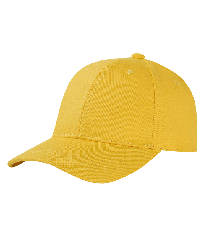 Solid Color Pure Cotton Thick Yarn Cap for Men and Women, Universal Metal Adjustment Buckle Six-Piece Baseball Cap