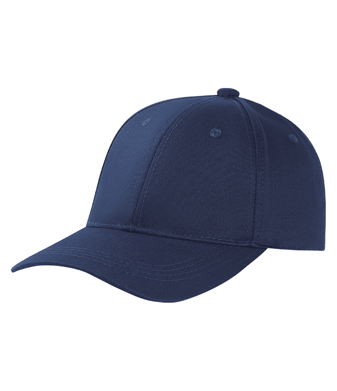 Solid Color Pure Cotton Thick Yarn Cap for Men and Women, Universal Metal Adjustment Buckle Six-Piece Baseball Cap