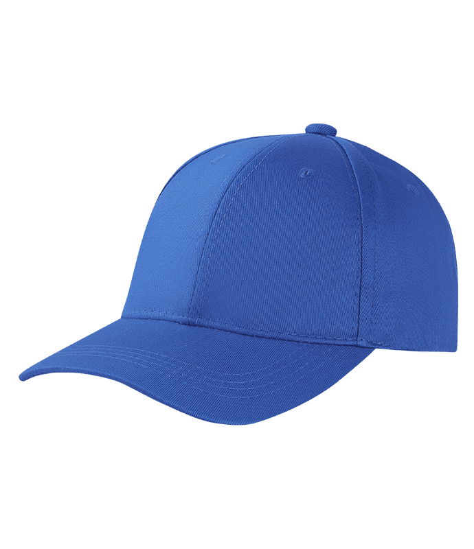 Solid Color Pure Cotton Thick Yarn Cap for Men and Women, Universal Metal Adjustment Buckle Six-Piece Baseball Cap