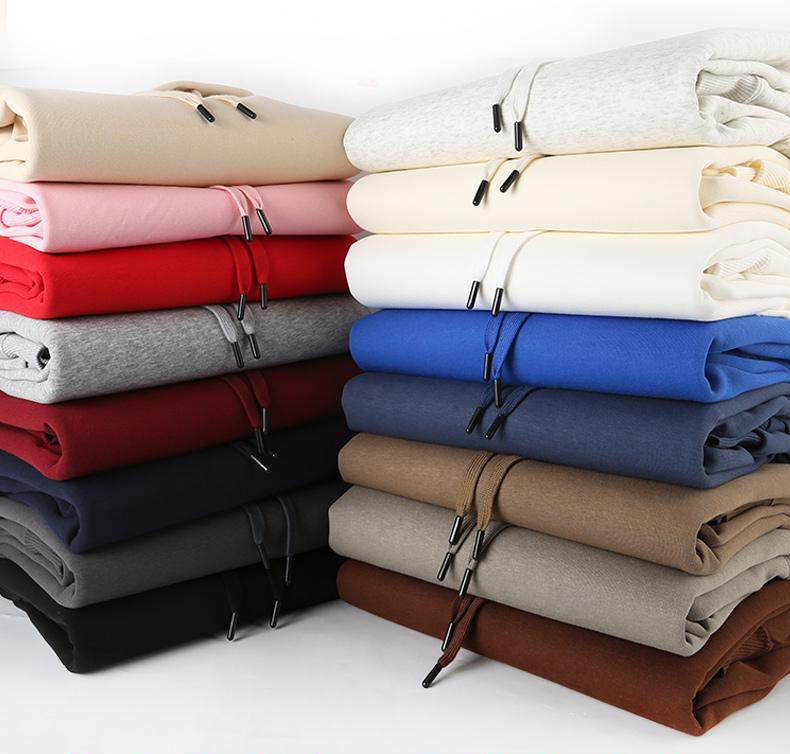 Hoodie; 400g heavyweight micro drop shoulder silver fox fleece men's autumn and winter long sleeve American loose sweatshirt
