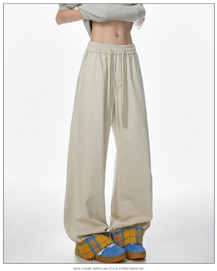 Vintage embroidered rolled edge plaid casual pants for men, pure cotton brand American cool breathable pants, summer casual wear, street trend suitable for teenagers.