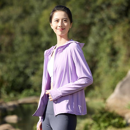 All-round One-piece Sun Protection and UV Protection Clothing for Summer 2025, Plus Size Cou's Sun Protection Clothing, New Model with Great Wall Pattern Fabric
