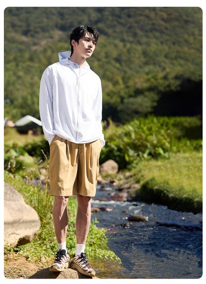 All-round One-piece Sun Protection and UV Protection Clothing for Summer 2025, Plus Size Cou's Sun Protection Clothing, New Model with Great Wall Pattern Fabric