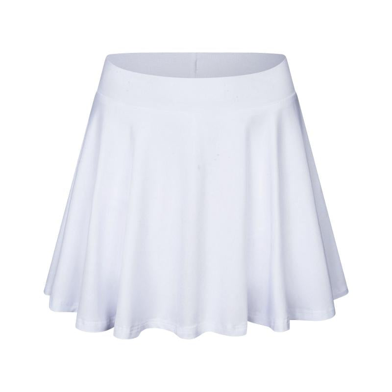 Skirt-pants 2025 women's summer anti-flash stretch simple pleated skirt