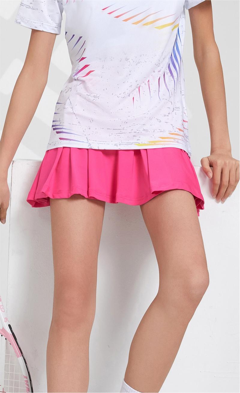 Skirt-pants 2025 women's summer anti-flash stretch simple pleated skirt