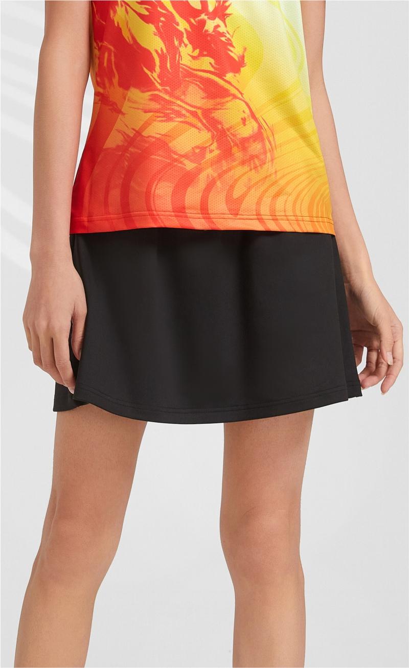 Skirt-pants 2025 women's summer anti-flash stretch simple pleated skirt