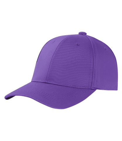 Solid Color Pure Cotton Thick Yarn Cap for Men and Women, Universal Metal Adjustment Buckle Six-Piece Baseball Cap