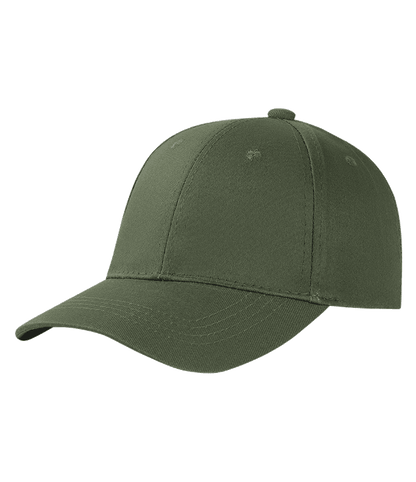 Solid Color Pure Cotton Thick Yarn Cap for Men and Women, Universal Metal Adjustment Buckle Six-Piece Baseball Cap