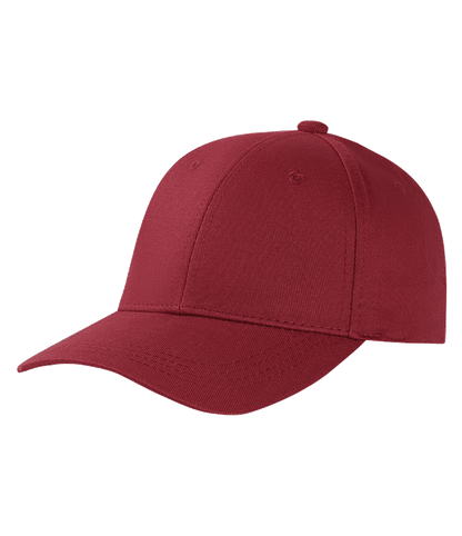 Solid Color Pure Cotton Thick Yarn Cap for Men and Women, Universal Metal Adjustment Buckle Six-Piece Baseball Cap