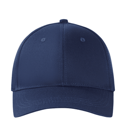Solid Color Pure Cotton Thick Yarn Cap for Men and Women, Universal Metal Adjustment Buckle Six-Piece Baseball Cap