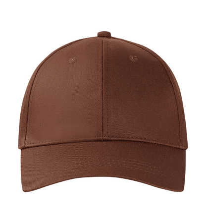 Solid Color Pure Cotton Thick Yarn Cap for Men and Women, Universal Metal Adjustment Buckle Six-Piece Baseball Cap