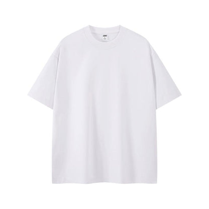 Men's Short Sleeve Crew Neck T-Shirt 300g Sorona Heavyweight 32s Double Jersey XL7A Antibacterial Loose