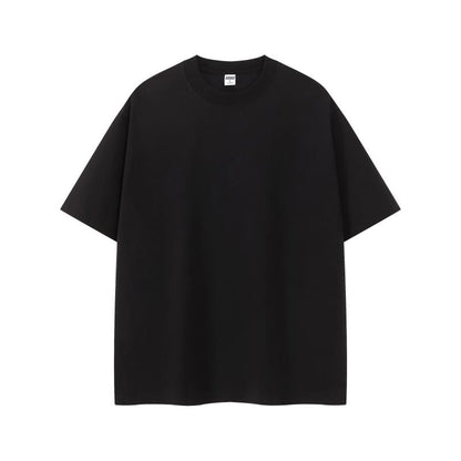 Men's Short Sleeve Crew Neck T-Shirt 300g Sorona Heavyweight 32s Double Jersey XL7A Antibacterial Loose