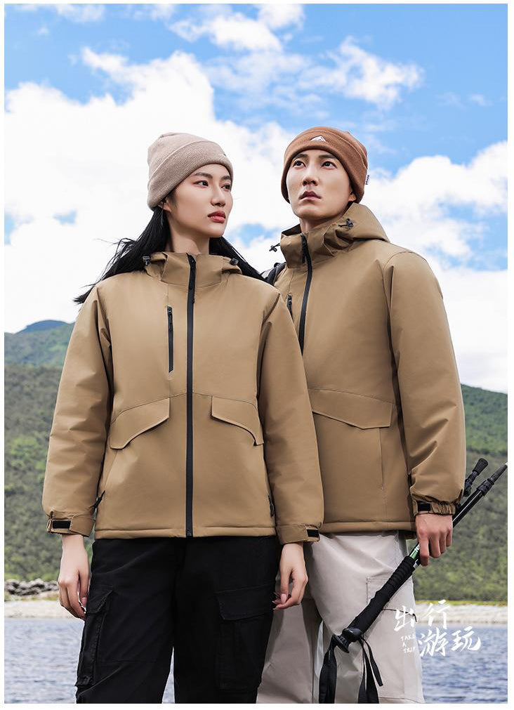 Down Cotton Jacket; Extra Large Size Padded Trench Coat, Warm Winter Outfit, Thick and Super Soft Cotton 2025 New Hot Style